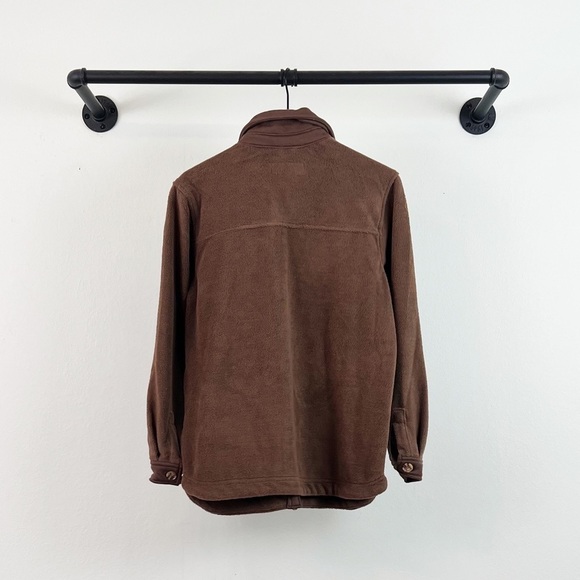 NWT BlankNYC Fleece Button Front Shirt Jacket Shacket Brown - Picture 5 of 6